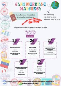 Programme Merville Mat 25 au 29.08 1